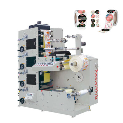 4 Color Label Flexo Printing Machine For Shrink Sleeve Bottle Label