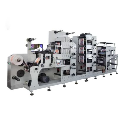 8 Color Label Flexo Printing Machine Die Cutting Delam Relam 4+4 Two Tower